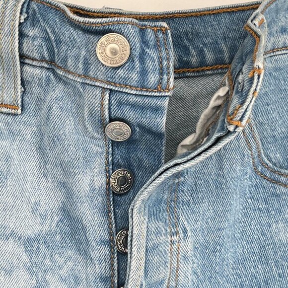 Levis Blue Acid 501 Jean Denim Shorts no size see measurement - Picture 4 of 6